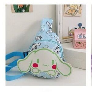 Cartoon Anime Backpack Chest Bag for Little Girls, Cute Coins Purse